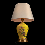 Настольная лампа желтая с изображением птиц Slip Away варинант исполнения - 4 | Loft Concept в Москве