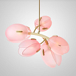 Дизайнерский Светильник Lilly Pink Tulip Lamp розовый плафон  варинант исполнения - 5 | Loft Concept в Москве