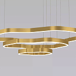 Люстра подвесная с 3-мя ассиметричными светодиодными лампами Golden Current варинант исполнения - 3 | Loft Concept в Москве