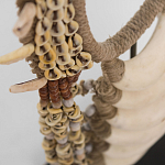 Этническое ожерелье из ракушек Beige Shells Necklace варинант исполнения - 2 | Loft Concept в Москве