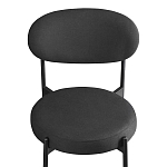 Стул мягкий Alfie Chair черный варинант исполнения - 5 | Loft Concept в Москве