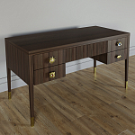 Письменный стол с 4-мя ящиками Elsa Dreams Walnut варинант исполнения - 1 | Loft Concept в Москве