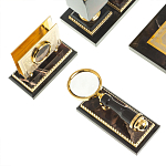 Настольный письменный набор из яшмы и долерита в подарочной упаковке Manager Organizer варинант исполнения - 7 | Loft Concept в Москве