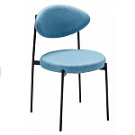 Стул металлический с мягкой спинкой и сиденьем Alfie Chair варинант исполнения - 5 | Loft Concept в Москве