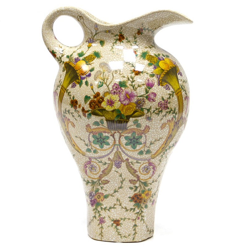 Кувшин Basket of Flowers Мульти Бронза в Москве | Loft Concept 