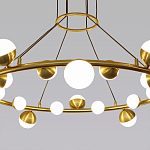 Люстра подвесная светодиодная с плафонами в форме шара Italian Globe Cedar Moss Light варинант исполнения - 2 | Loft Concept в Москве