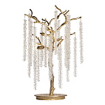 Лампа настольная со стеклянными подвесами цвет золото FAIRYTREE Light варинант исполнения - 1 | Loft Concept в Москве