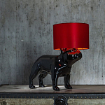 Настольная лампа COLLECTION OF DOGS с абажуром Бульдог варинант исполнения - 4 | Loft Concept в Москве