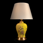 Настольная лампа желтая с изображением птиц Slip Away варинант исполнения - 2 | Loft Concept в Москве