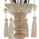 Люстра с состаренными резными элементами Big Graceful Profile варинант исполнения - 3 | Loft Concept в Москве