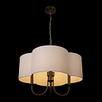 Люстра с белым текстильным абажуром Vitorino  варинант исполнения - 5 | Loft Concept в Москве
