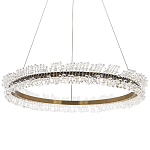Кольцевая люстра с хрустальным декором Rowan Crystal Ring Horizontal Chandelier варинант исполнения - 1 | Loft Concept в Москве