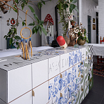 Дизайнерская кровать с системой хранения варинант исполнения - 2 | Loft Concept в Москве