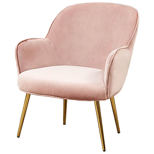 Кресло Waldeck Chair Light pink