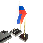 Настольный письменный набор из чёрного обсидиана с декором в виде льва Golden Lion варинант исполнения - 4 | Loft Concept в Москве