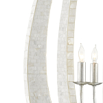 Люстра каплевидной формы покрытая перламутровой мозаикой Soft Pearl Shape варинант исполнения - 1 | Loft Concept в Москве