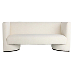 Дизайнерский Двухместный диван Florida Sofa  с элегантным деревянным декором  варинант исполнения - 2 | Loft Concept в Москве