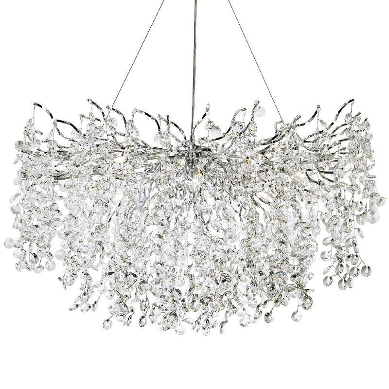       Fairytree Light Silver Chandelier 18      | Loft Concept 