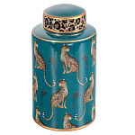 Ваза фарфоровая с крышкой Leopard Ccollection варинант исполнения - 1 | Loft Concept в Москве