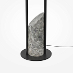 Напольный торшер светодионый черный Lumen Duo варинант исполнения - 4 | Loft Concept в Москве