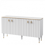 Консоль четырёхдверная с белым рельефным фасадом Expanses of Beauty варинант исполнения - 1 | Loft Concept в Москве