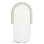 Зеркало овальное Curved Furniture бежевое варинант исполнения - 1 | Loft Concept в Москве