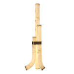 Торшер геометрический с тремя мраморными плафонами Marble Tripod варинант исполнения - 2 | Loft Concept в Москве