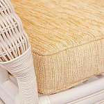 Комплект уличной мебели из ротанга Eloise белый варинант исполнения - 6 | Loft Concept в Москве