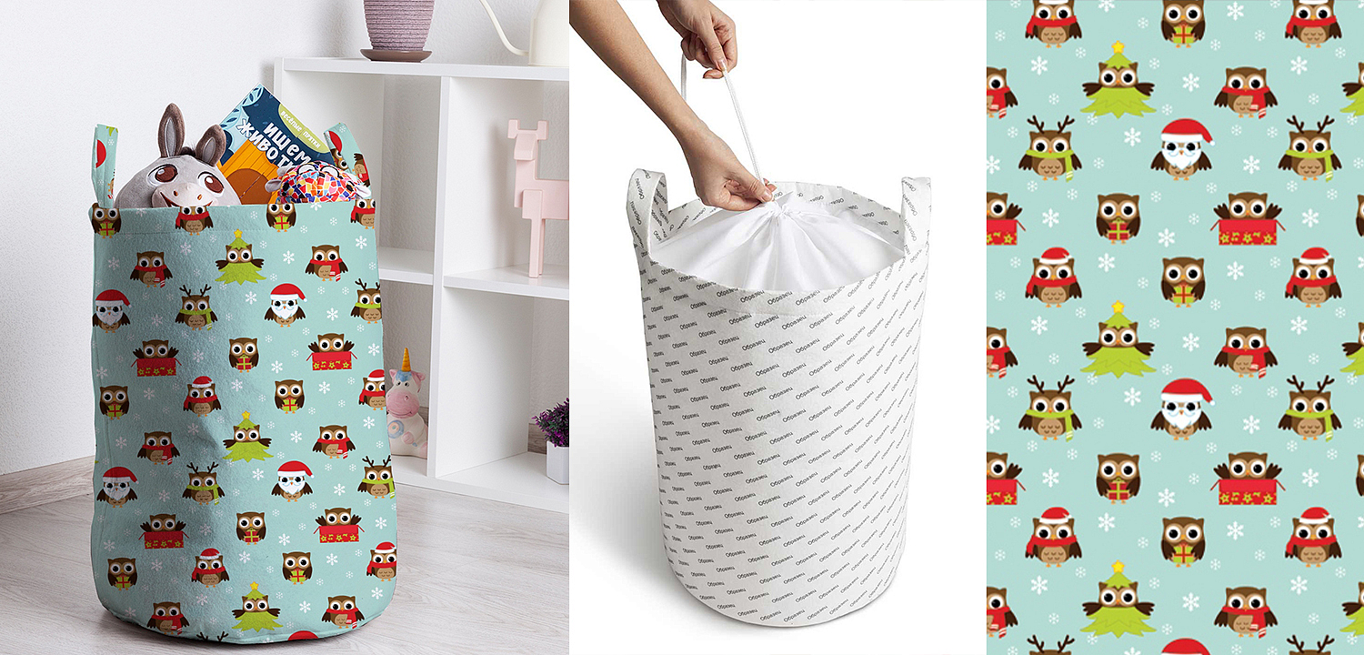 Корзина New Year Owls Basket Корзина New Year Owls Basket - Loft-Concept в Москве