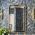 Зеркало в золотой раме Arched Mirror варинант исполнения - 2 | Loft Concept в Москве