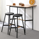 Черный барный стул Knopper варинант исполнения - 7 | Loft Concept в Москве