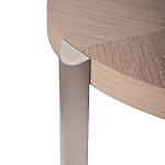 Столик журнальный с низкой круглой столешницей Wood Grain варинант исполнения - 4 | Loft Concept в Москве