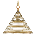 Подвесной светильник в форме конуса с фактурным абажуром Flawless Form варинант исполнения - 1 | Loft Concept в Москве