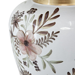 Ваза с нежным цветочным узором в пастельных тонах и крышкой с золотым акцентом Chinoiserie Ceramics варинант исполнения - 3 | Loft Concept в Москве