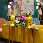 Декоративная статуэтка Yayoi Kusama Flowers that Bloom at Midnight Red варинант исполнения - 4 | Loft Concept в Москве