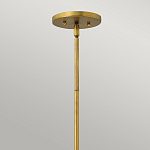 Подвесной светильник с матовым стеклянным коническим плафоном в современном стиле Hinkley варинант исполнения - 6 | Loft Concept в Москве