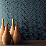 Гипсовая 3D Панель M-27 варинант исполнения - 1 | Loft Concept в Москве