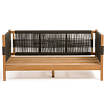 Садовый диван из тикового дерева и веревок Оreon варинант исполнения - 5 | Loft Concept в Москве