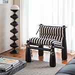 Кресло черно-белое со съемными подушками Celebrity варинант исполнения - 7 | Loft Concept в Москве