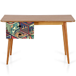 Письменный стол с принтом на ящиках Elise Desk варинант исполнения - 9 | Loft Concept в Москве