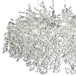 Люстра с хрустальными подвесками на металлических ветках Fairytree Light Silver Chandelier 14 варинант исполнения - 3 | Loft Concept в Москве