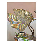 Столик приставной с тремя столешницами Тропические листья Tropical Forest gold варинант исполнения - 6 | Loft Concept в Москве