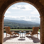 Дизайнерское кресло-шезлонг из массива дерева Gio Ponti D.150.5 Сhaise Longue варинант исполнения - 3 | Loft Concept в Москве