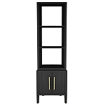 Этажерка Primo с тумбой шпон Черный дуб варинант исполнения - 1 | Loft Concept в Москве