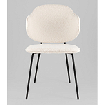 Стул Bellamy букле молочный варинант исполнения - 4 | Loft Concept в Москве