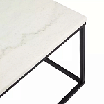 Журнальный столик прямоугольный White Marble Surface варинант исполнения - 4 | Loft Concept в Москве