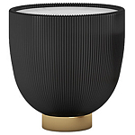 Круглый приставной стол Ruelly Black Coffee Table варинант исполнения - 1 | Loft Concept в Москве