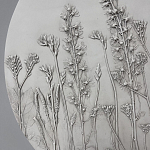 Панно Серые цветы варинант исполнения - 3 | Loft Concept в Москве