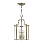 Подвесной светильник с прозрачным стеклянным цилиндрическим плафоном в классическом стиле на цепи Hinkley варинант исполнения - 9 | Loft Concept в Москве