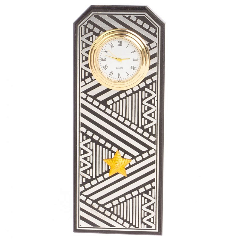            Silver Military Clock     | Loft Concept 